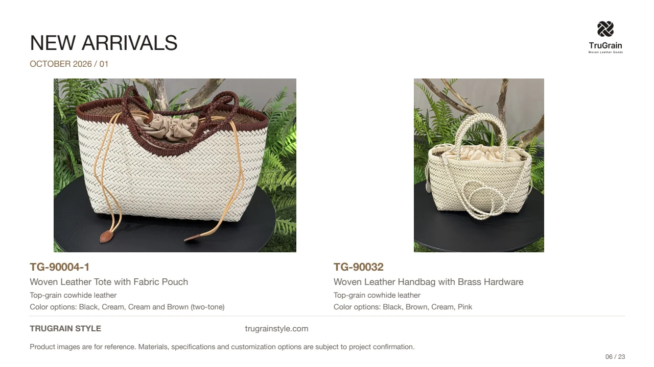 New Arrivals — TruGrain catalog preview